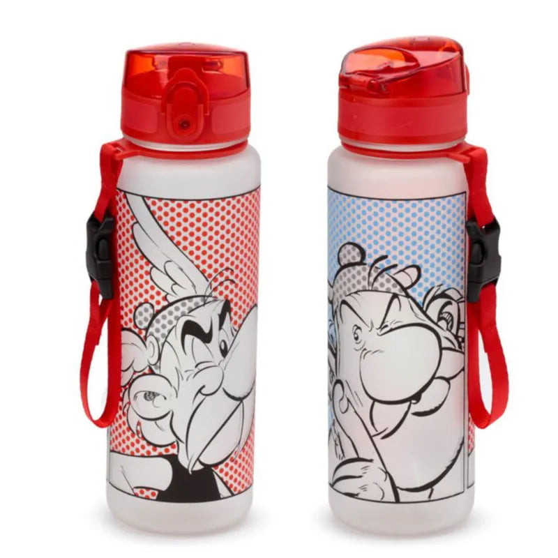 Asterix und Obelix Wasserflasche Trinkflasche Flasche Gurt 600 ml - WS-Trend.de
