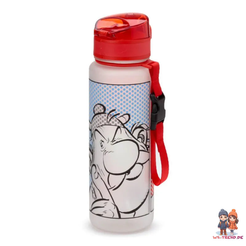 Asterix und Obelix Wasserflasche Trinkflasche Flasche Gurt 600 ml - WS-Trend.de