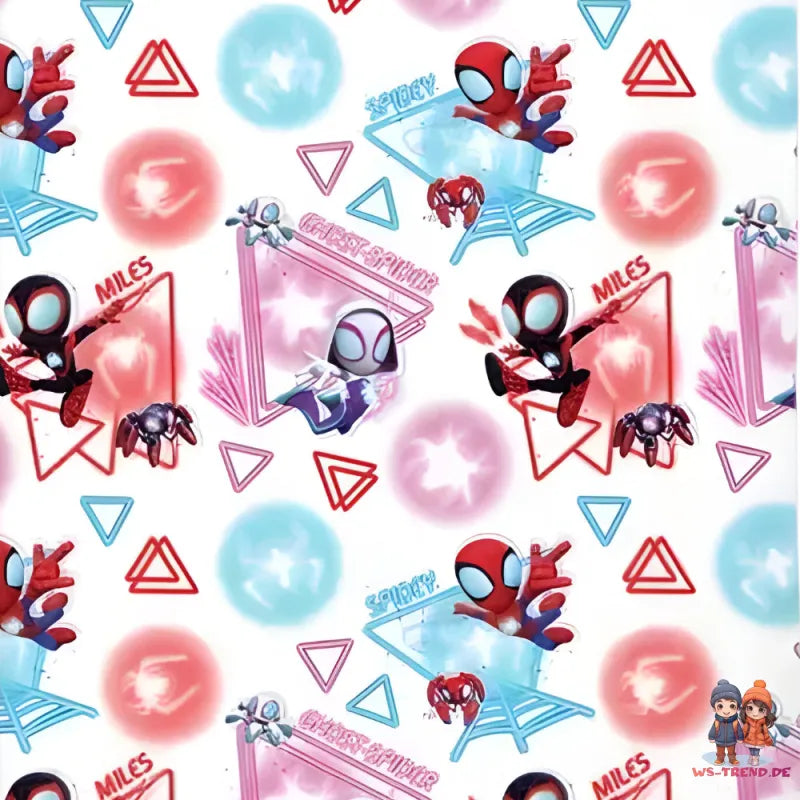 Marvel Spidey Spiderman Baby Bettwäsche 2tlg Set 100x135 40x60 cm 100% Baumwolle - WS-Trend.de