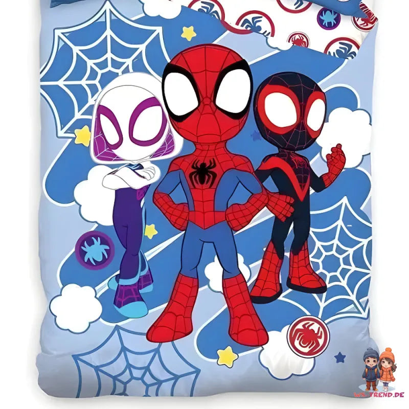 Marvel Spidey Spiderman Baby Bettwäsche 2tlg Set 100x135 40x60 cm 100% Baumwolle - WS-Trend.de