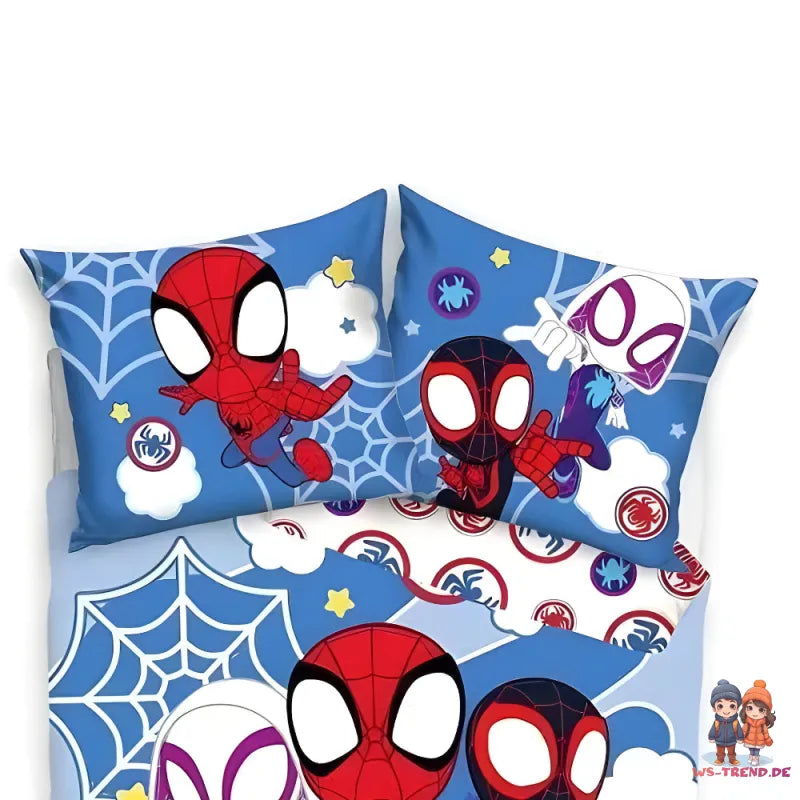 Marvel Spidey Spiderman Baby Bettwäsche 2tlg Set 100x135 40x60 cm 100% Baumwolle - WS-Trend.de