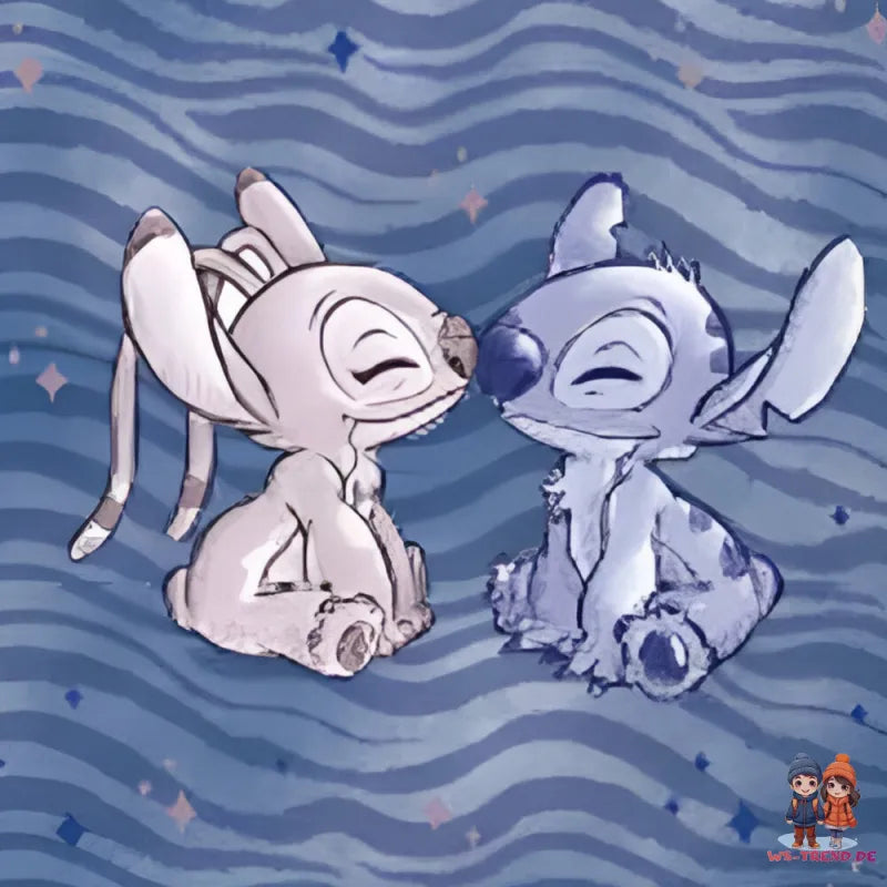 Disney Lilo und Stitch Baby Bettwäsche 2tlg Set 100x135 40x60 cm 100% Baumwolle - WS-Trend.de