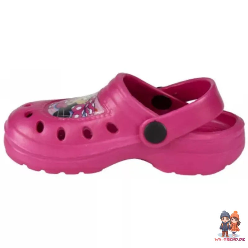 Disney Minnie Maus Kinder Mädchen Clogs Badeschuhe - WS-Trend.de Latschen Gr. 22 bis 29