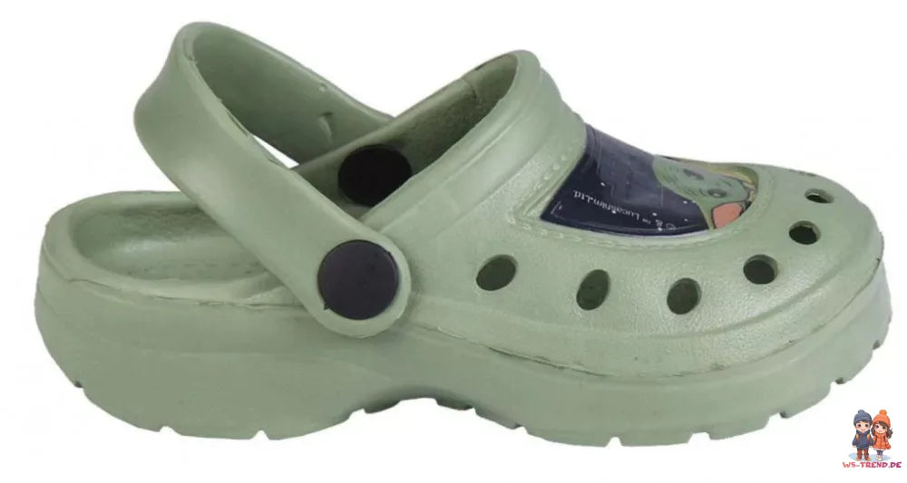 Star Wars Madalorian Yoda Clogs Kinder Sandalen Badeschuhe - WS-Trend.de Gr. 26 bis 33