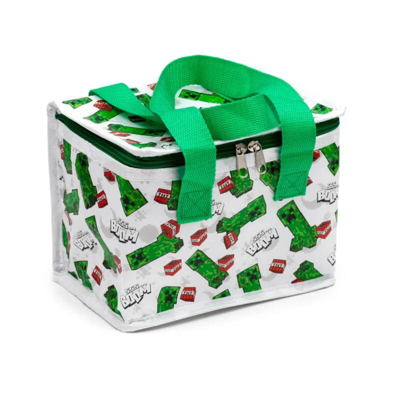 Minecraft Creeper Kühltasche Lunchtasche Isotasche 14x14x21 cm - WS-Trend.de