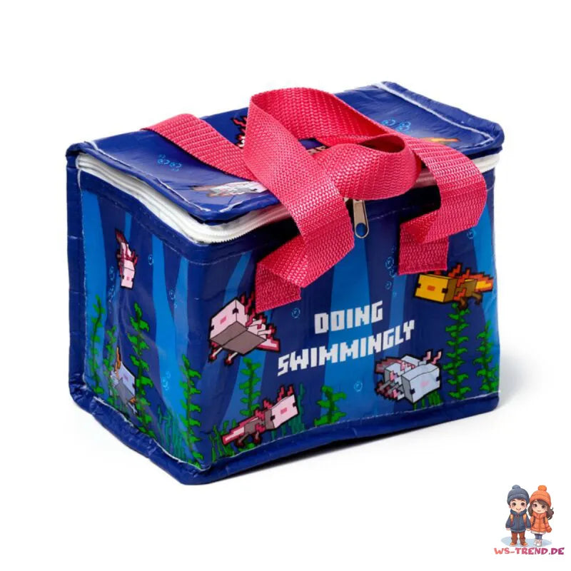 Minecraft Creeper Kühltasche Lunchtasche Isotasche 14x14x21 cm - WS-Trend.de