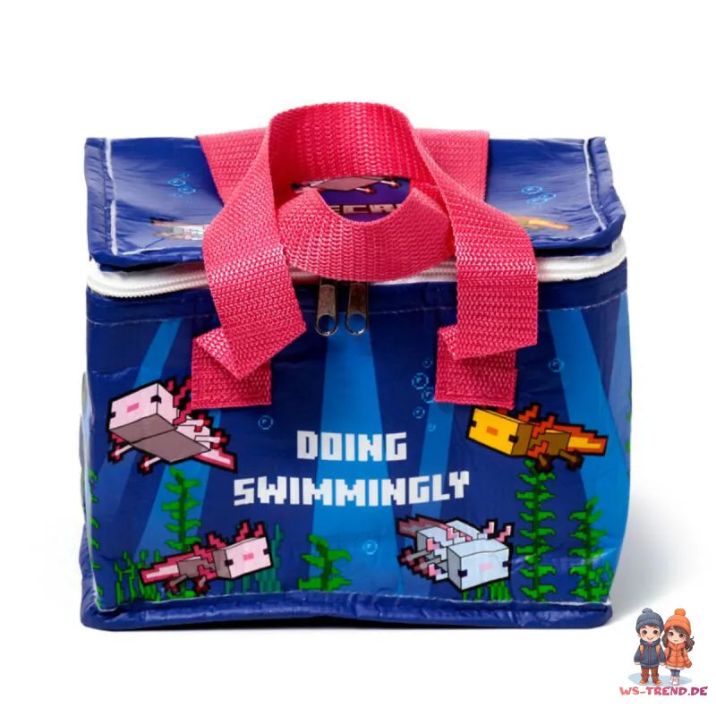 Minecraft Creeper Kühltasche Lunchtasche Isotasche 14x14x21 cm - WS-Trend.de