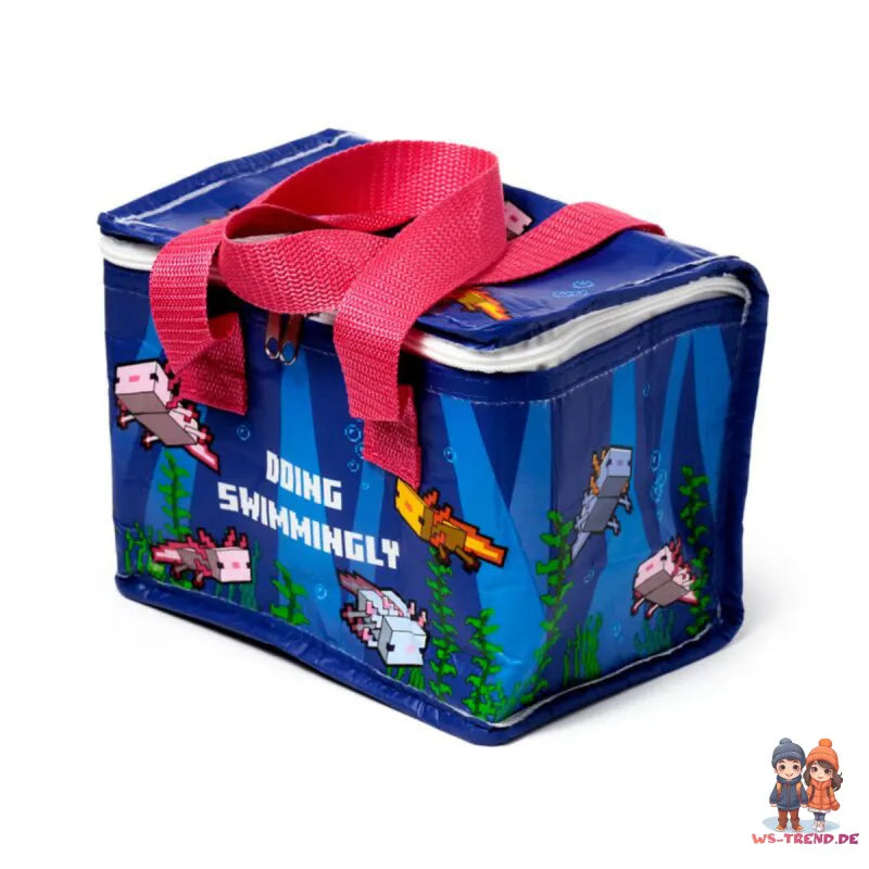 Minecraft Creeper Kühltasche Lunchtasche Isotasche 14x14x21 cm - WS-Trend.de