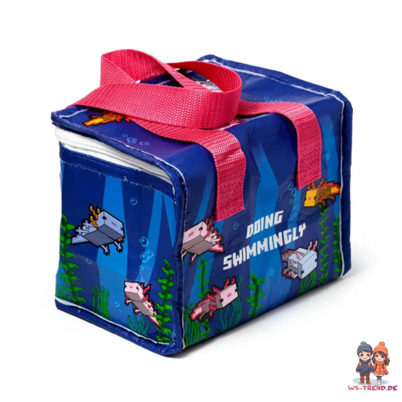 Minecraft Creeper Kühltasche Lunchtasche Isotasche 14x14x21 cm - WS-Trend.de