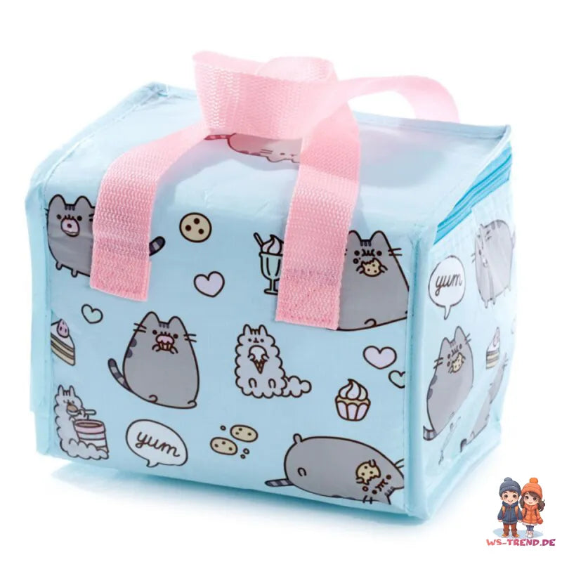 Pusheen die Foodie Katze Kühltasche Lunchtasche Isotasche 14x14x21 cm - WS-Trend.de