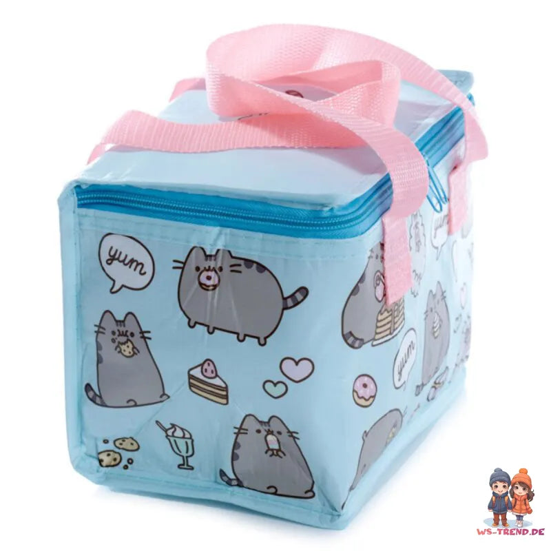 Pusheen die Foodie Katze Kühltasche Lunchtasche Isotasche 14x14x21 cm - WS-Trend.de