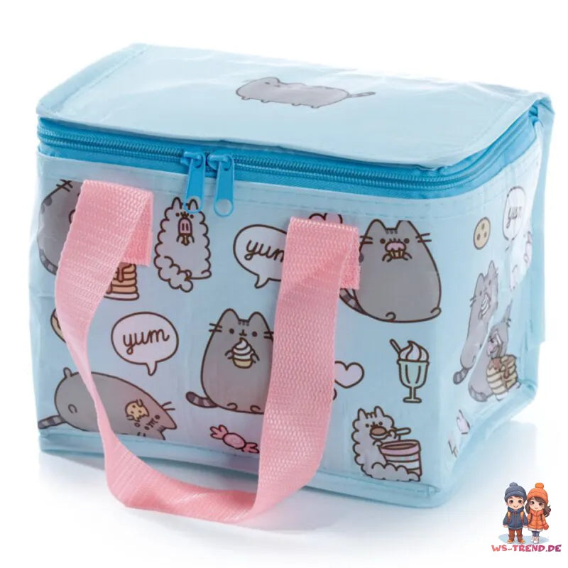 Pusheen die Foodie Katze Kühltasche Lunchtasche Isotasche 14x14x21 cm - WS-Trend.de
