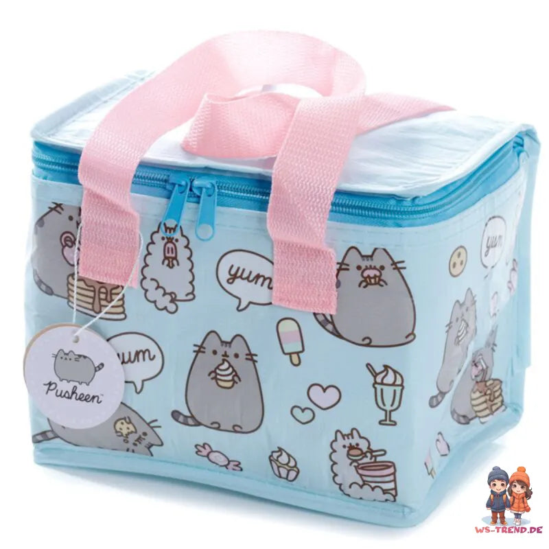 Pusheen die Foodie Katze Kühltasche Lunchtasche Isotasche 14x14x21 cm - WS-Trend.de