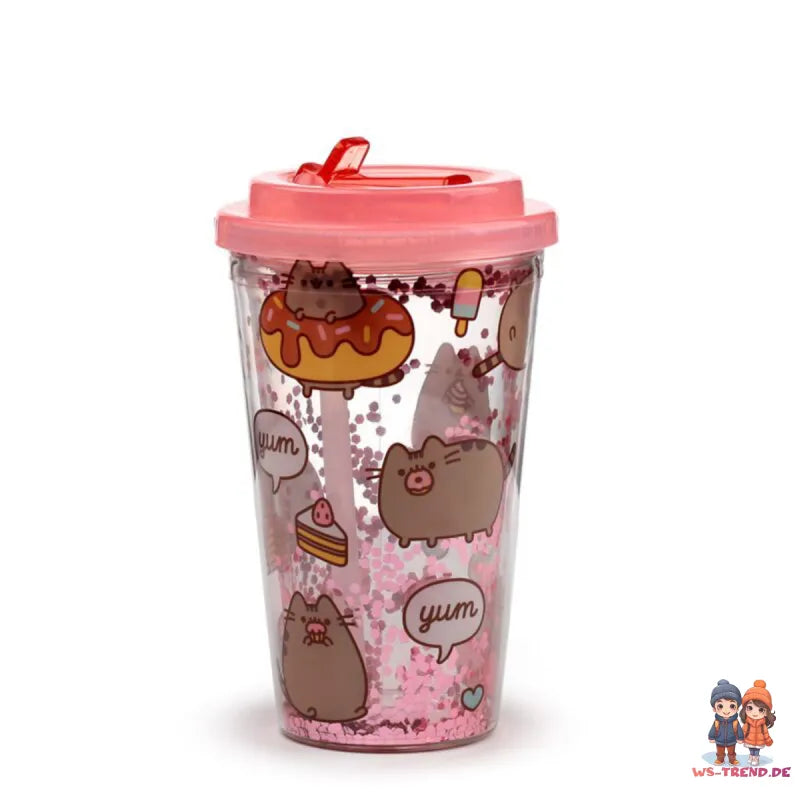 Pusheen the Cat Isolierter Kaffeebecher Thermobecher Becher 500 ml - WS-Trend.de
