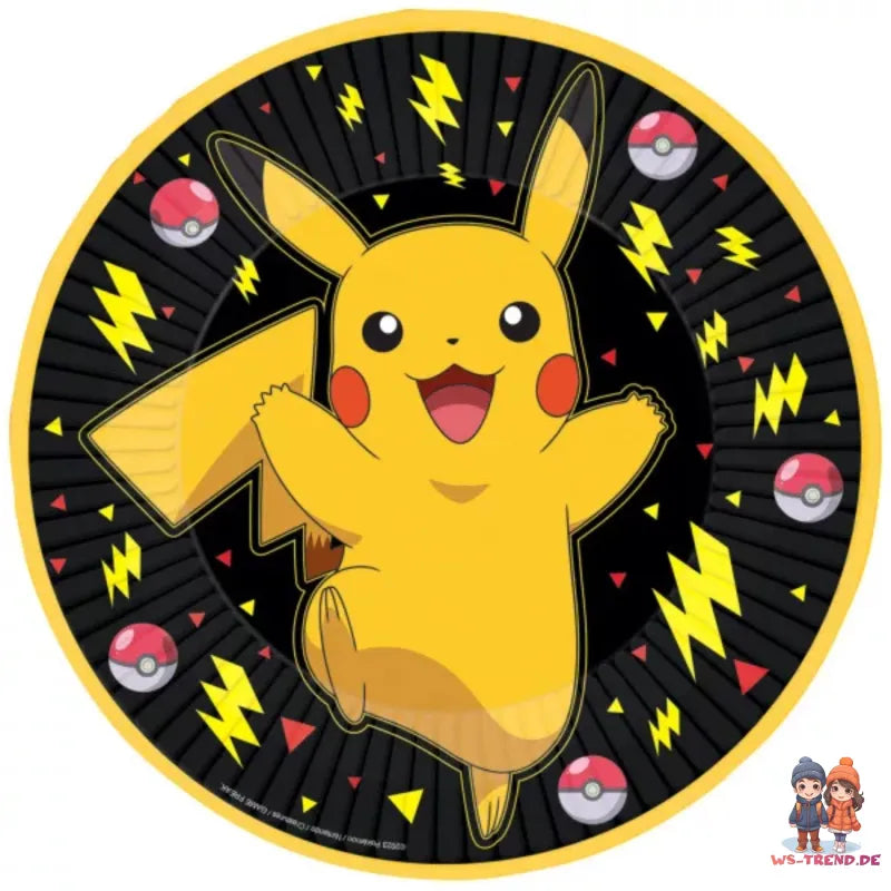 Pokemon Pikachu Kinder Geburtstag Deko Set 32 tlg. Geschirr Partyset - WS-Trend.de tlg.Geschirr