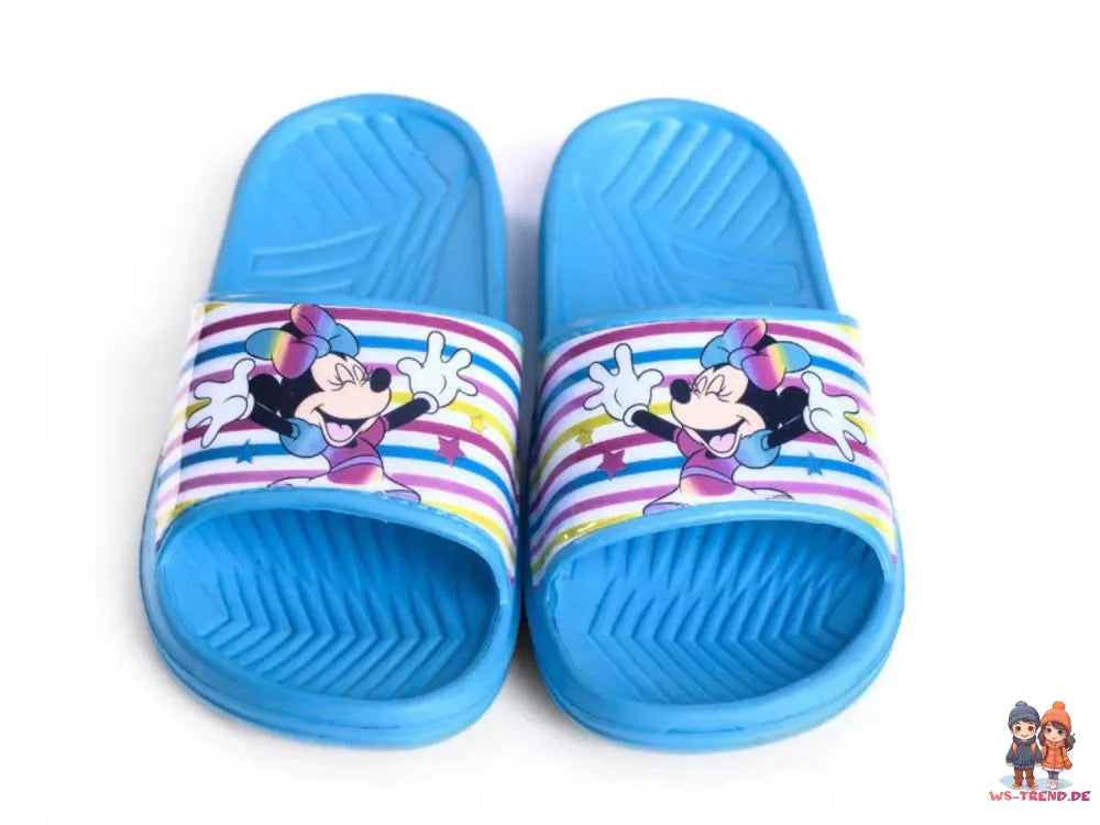 Disney Minnie Maus Mädchen Kinder Sandalen Latschen - WS-Trend.de Schuhe Gr. 27 bis 34