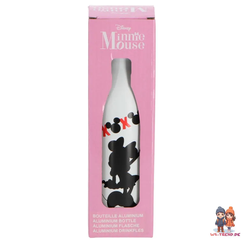 Disney Minnie Maus 4 teiliges Lunch Set Brotdose Alu-Trinkflasche - Löffel Gabel - WS-Trend.de