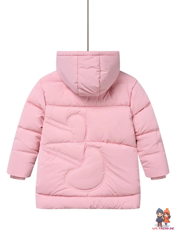 Glo-Story Kinder Mädchen Winterjacke Jacke mit Kapuze - WS-Trend.de Gr. 104-158