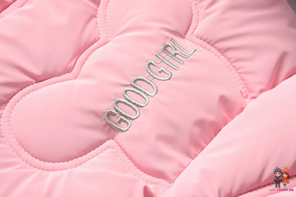 Glo-Story Kinder Mädchen Winterjacke Jacke mit Kapuze - WS-Trend.de Gr. 104-158