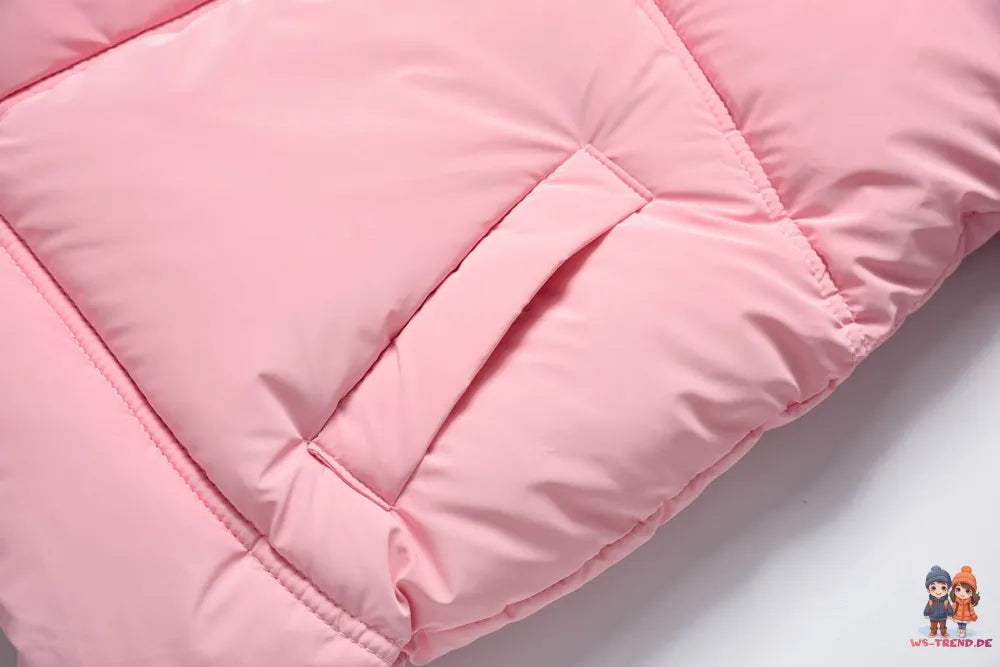 Glo-Story Kinder Mädchen Winterjacke Jacke mit Kapuze - WS-Trend.de Gr. 104-158