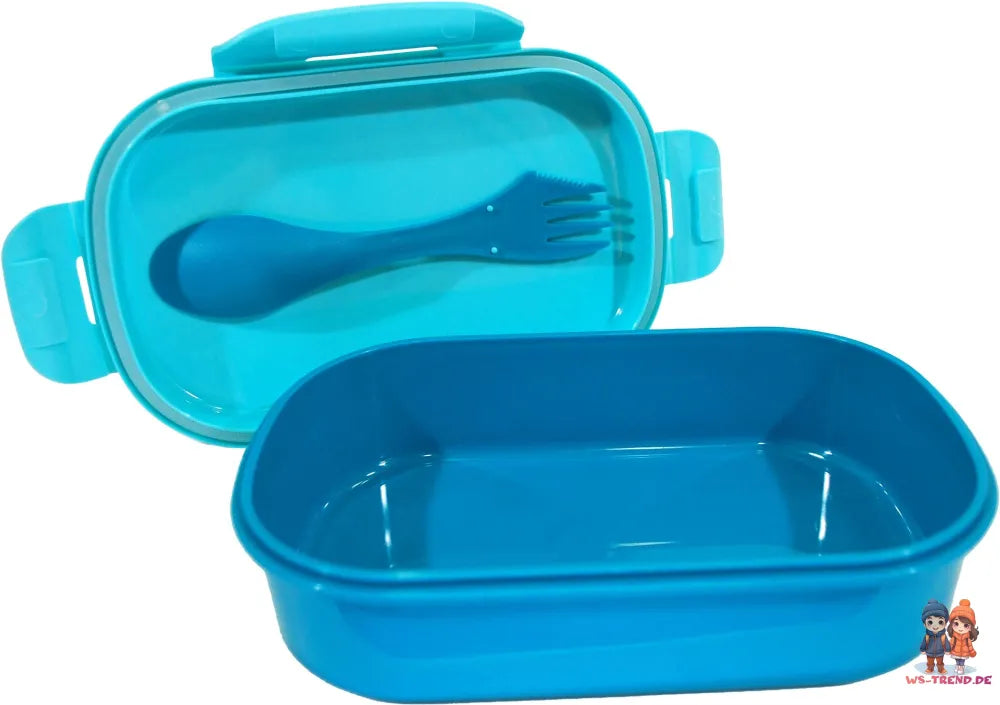 Jungle Friends 3 tlg Kinder Lunch Set Brotdose Alu Trinkflasche 500 ml Göffel - WS-Trend.de