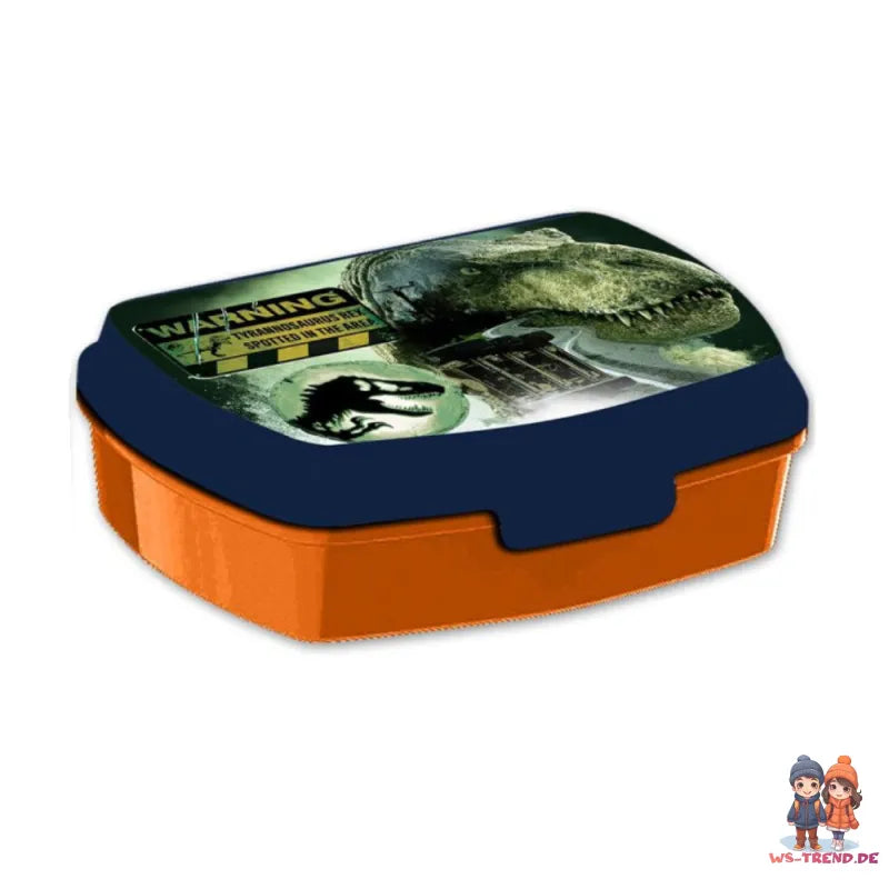 Jurassic World T-Rex 2tlg Lunch Set Brotdose plus Aluminium Trinkflasche 500 ml - WS-Trend.de