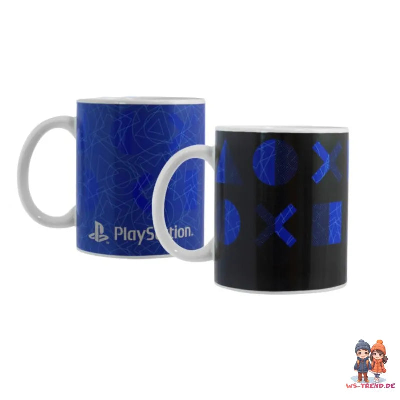 Sony Playstation magische Teetasse Tasse Kaffeetasse Geschenkidee 325 ml - WS-Trend.de
