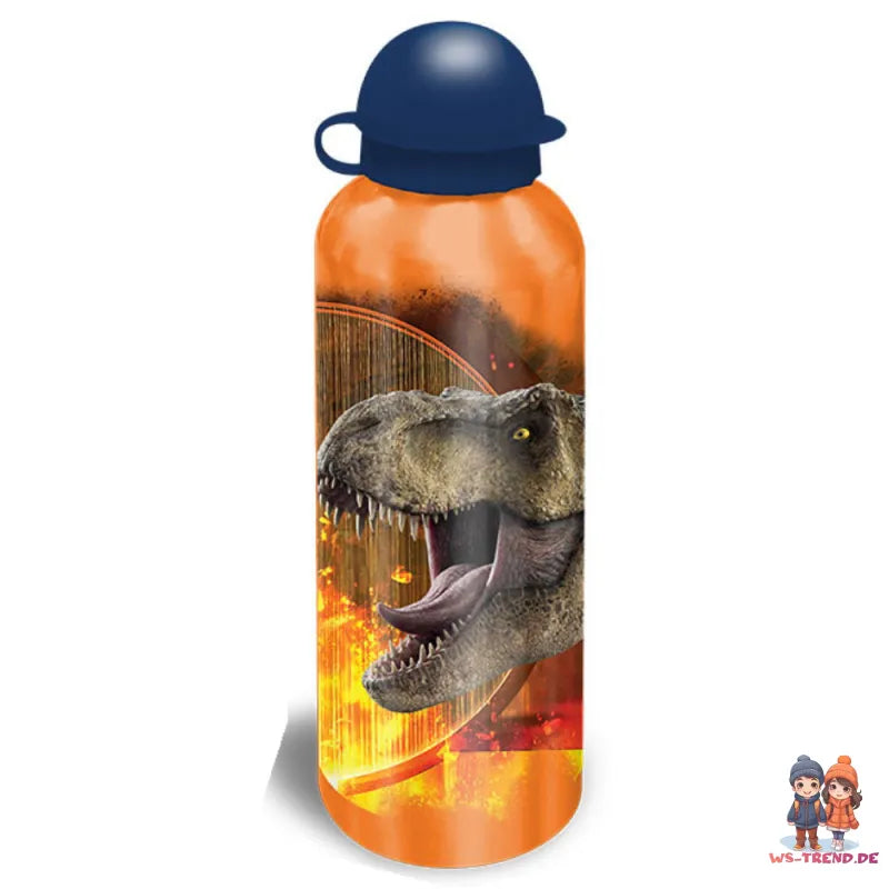 Jurassic World T-Rex 2tlg Lunch Set Brotdose plus Aluminium Trinkflasche 500 ml - WS-Trend.de