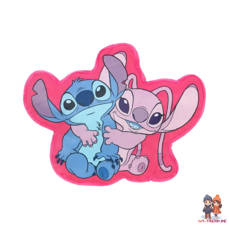 Disney Stitch Angel Ananas 3D mini Kissen Dekokissen Cushion 40x40x3 cm - WS-Trend.de