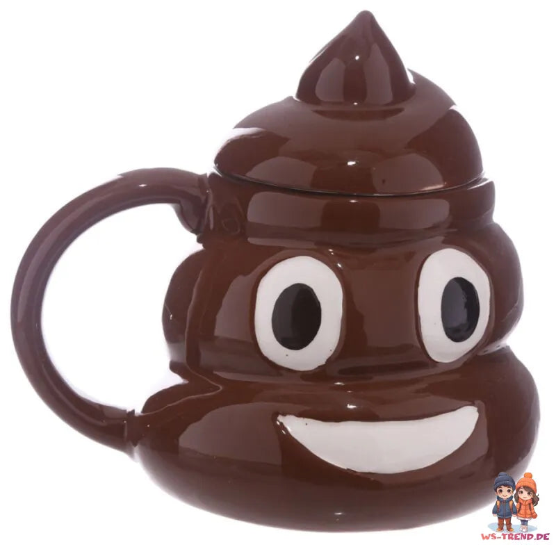 POOP Kackhaufen 3D Kaffeetasse Teetasse Tasse Geschenkidee 450 ml - WS-Trend.de