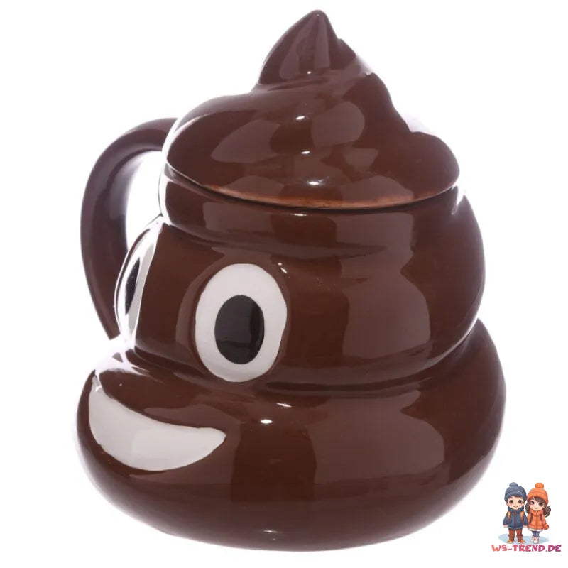 POOP Kackhaufen 3D Kaffeetasse Teetasse Tasse Geschenkidee 450 ml - WS-Trend.de