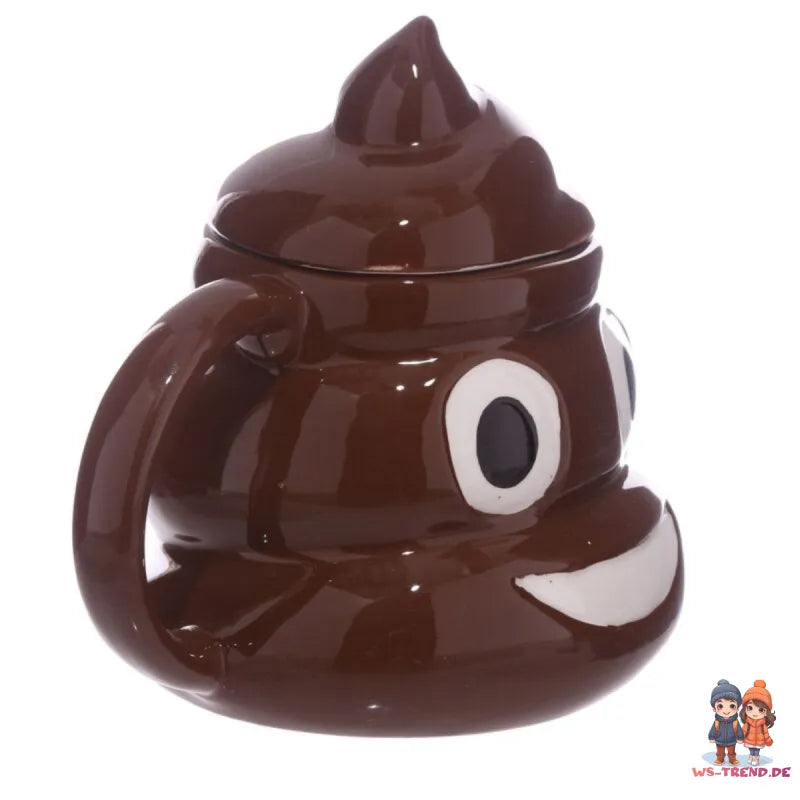 POOP Kackhaufen 3D Kaffeetasse Teetasse Tasse Geschenkidee 450 ml - WS-Trend.de