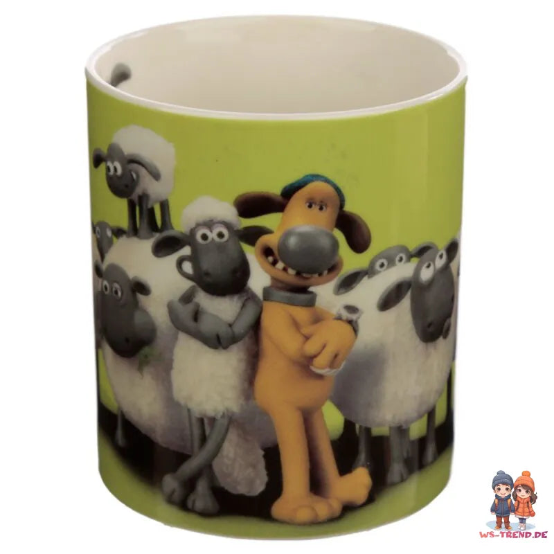 Shaun das Schaf Kinder Kakaotasse Teetasse Tasse Geschenkidee 300 ml - WS-Trend.de