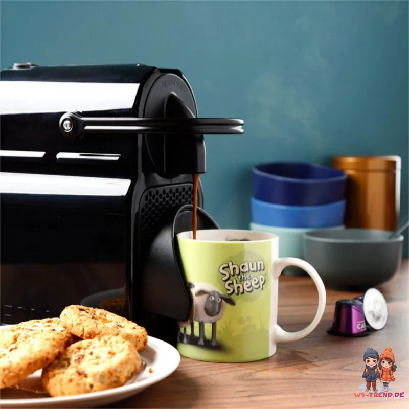 Shaun das Schaf Kinder Kakaotasse Teetasse Tasse Geschenkidee 300 ml - WS-Trend.de