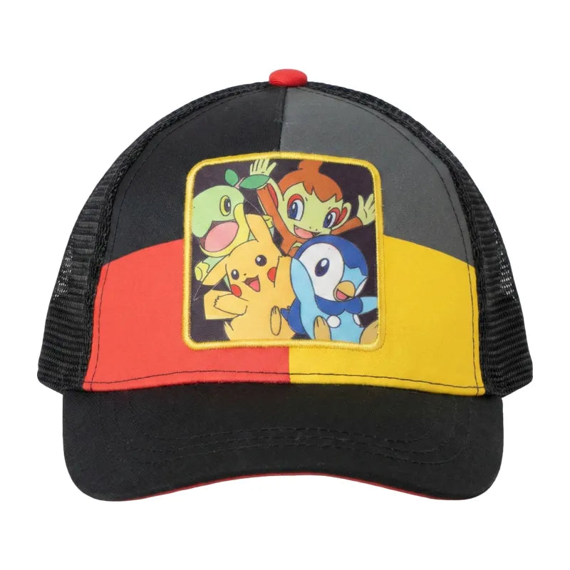 Pokemon Pikachu Jungen Basecap Baseball Kappe Truckercap - WS-Trend.de Mütze 54-56
