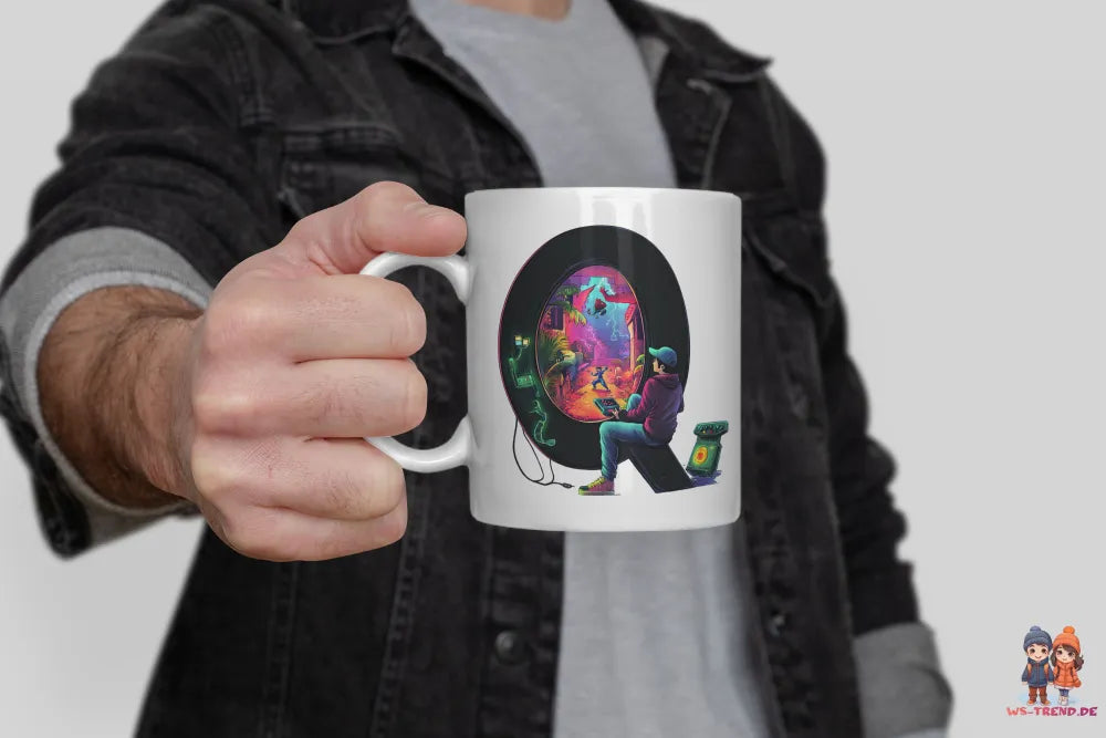 Name A bis Z Gamer Spieler Zocker Kaffeetasse Teetasse Tasse Geschenkidee - WS-Trend.de