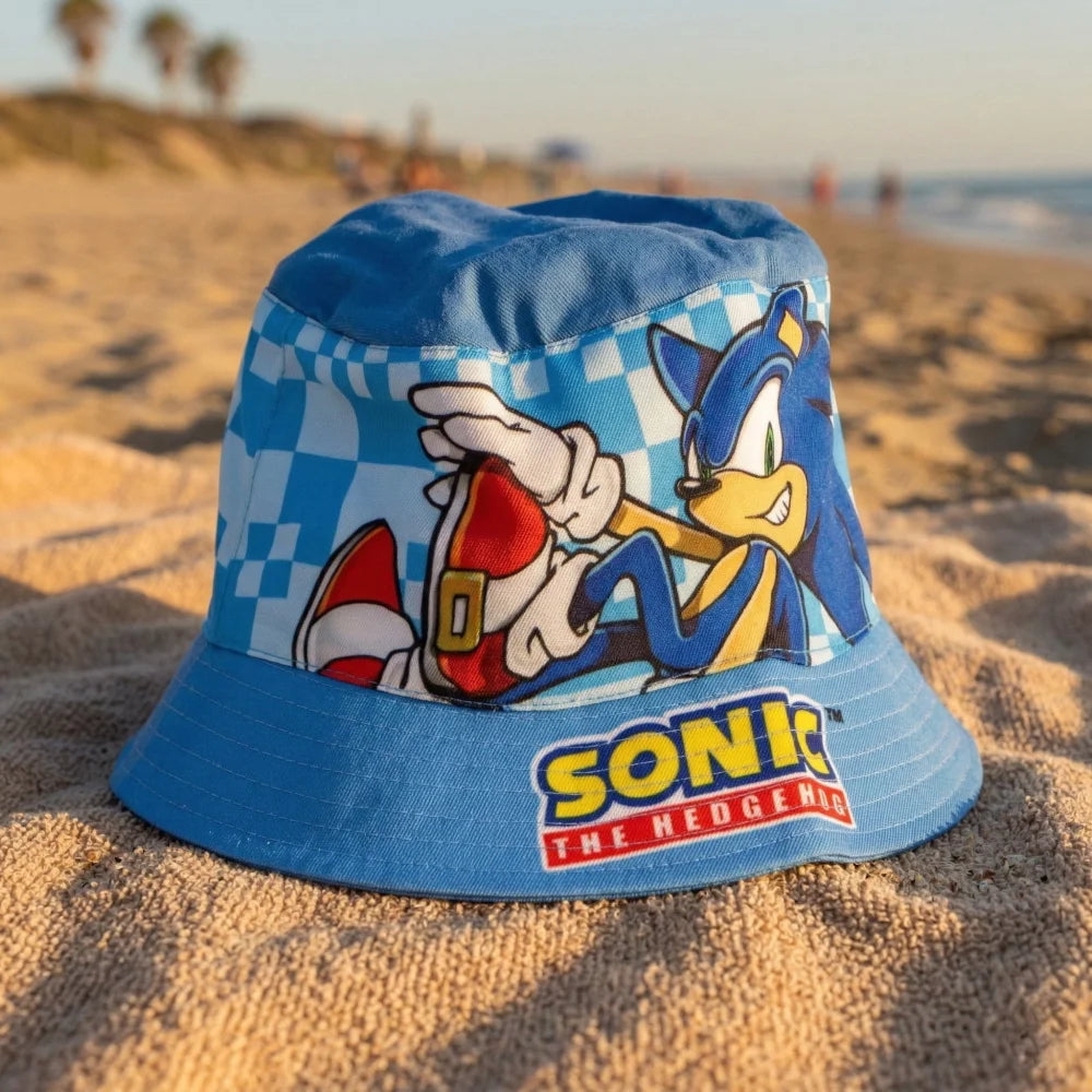 Sonic The Hedghog Kinder Jungen Fischermütze Fischerhut Hut Sommerhut Gr. 54 - WS-Trend.de
