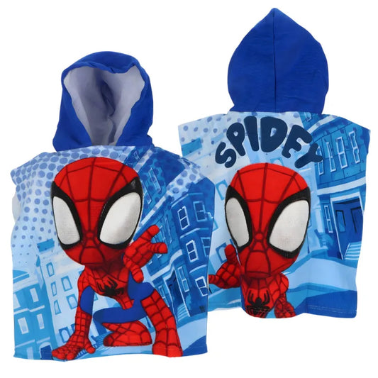 Marvel Spiderman Spidey Kinder Poncho Badeponcho 50x100 cm - WS-Trend.de