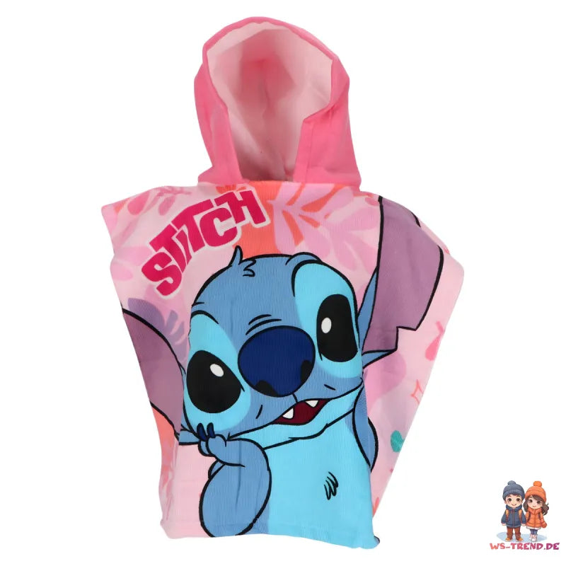 Disney Lilo und Stitch Kinder Poncho Badeponcho 50x100 cm - WS-Trend.de