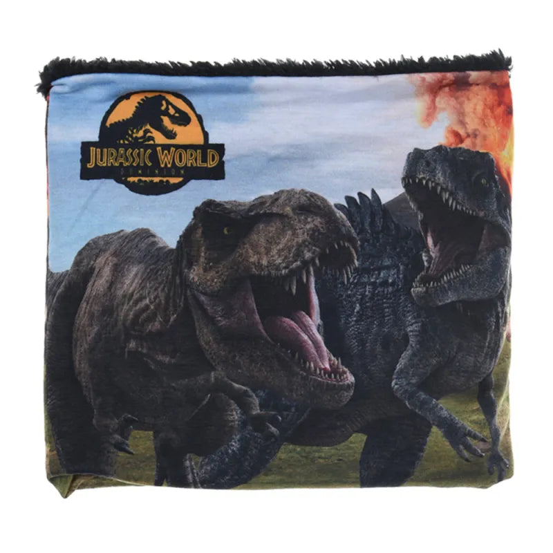 Jurassic World Dinosaurier Dino Kinder Herbst Wintermütze mit Loop Snood - WS-Trend.de 52 54