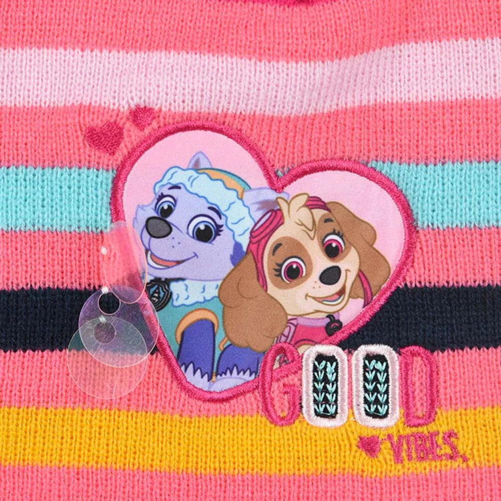 Paw Patrol Skye Everest Kinder Wintermütze plus Handschuhe - WS-Trend.de 52 54 Rosa Blau