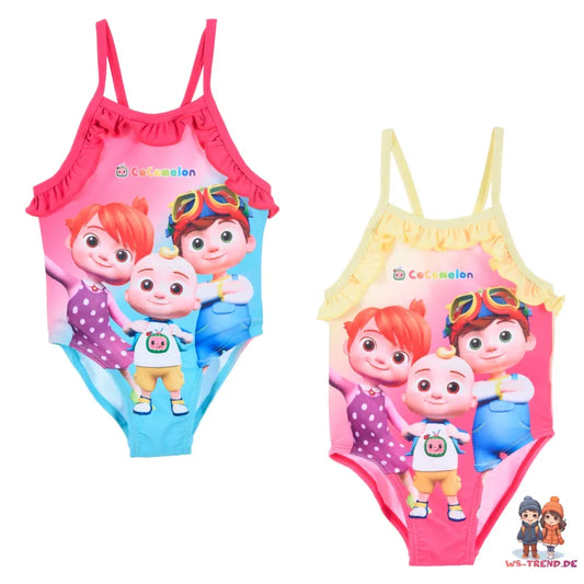 Cocomelon Baby Kinder Mädchen Badeanzug Bademode - WS-Trend.de 74-104