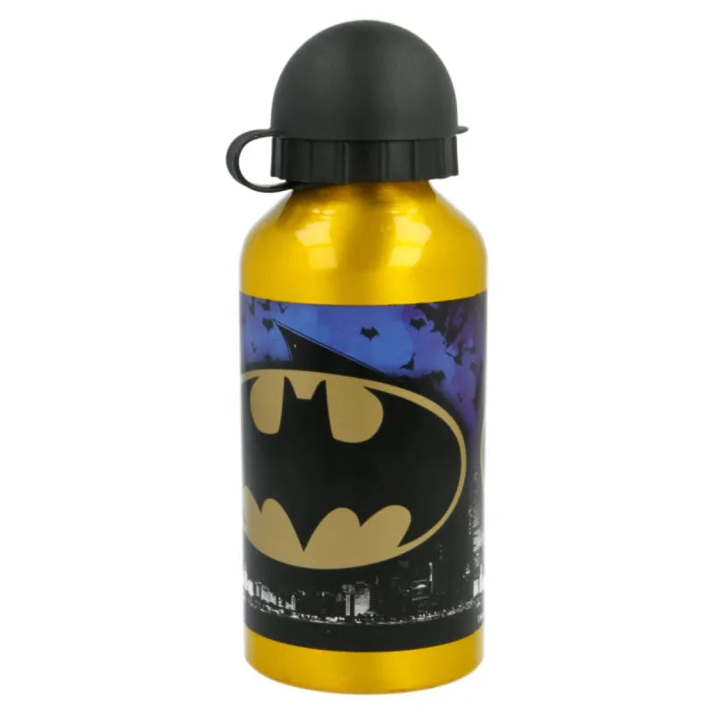 DC Comics Batman Kinder Alu Wasserflasche Trinkflasche Flasche 400 ml - WS-Trend.de