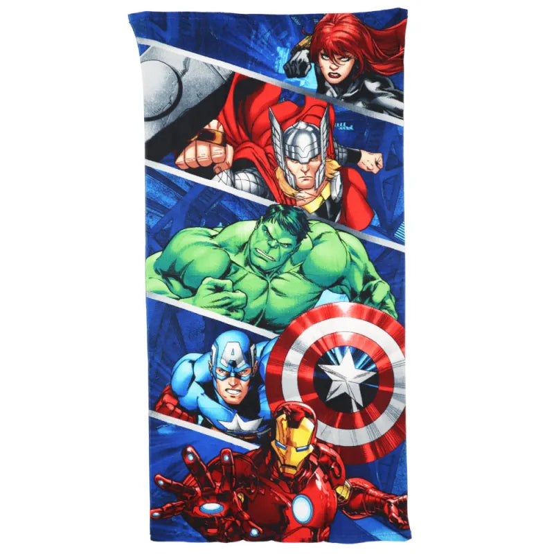 Marvel Avengers Mikrofaser Strandtuch Badetuch XL 70x140 cm - WS-Trend.de