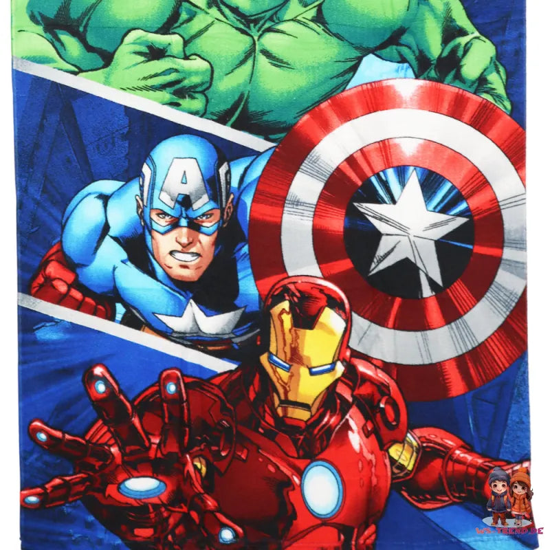 Marvel Avengers Mikrofaser Strandtuch Badetuch XL 70x140 cm - WS-Trend.de