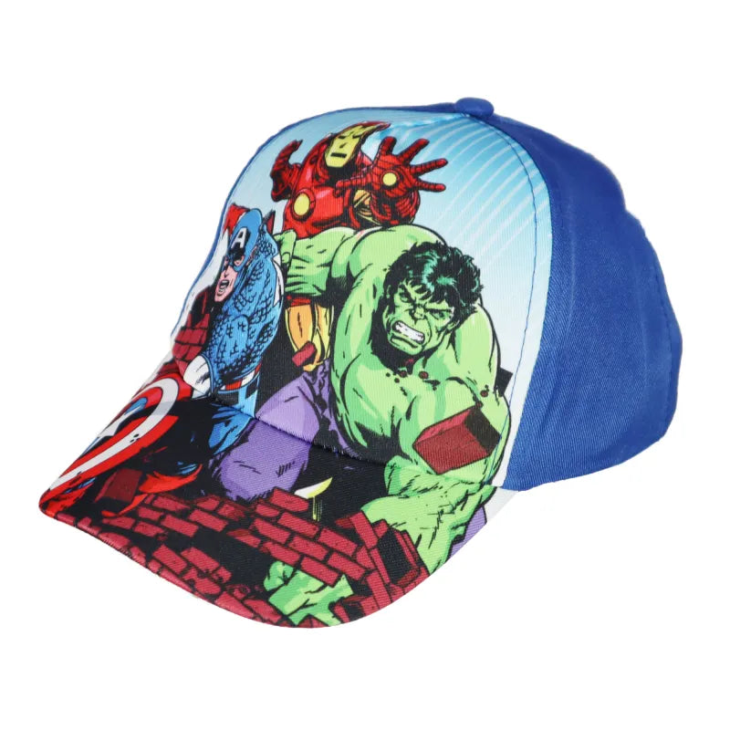 Marvel Avengers - Kinder Jungen Baseball Kappe Basecap - WS-Trend.de Mütze Thor Ironman Hulk 54 56