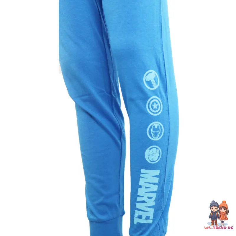 Marvel Avengers Kinder Schlafanzug Pyjama lang - WS-Trend.de Jungen Sleepwear 104-134