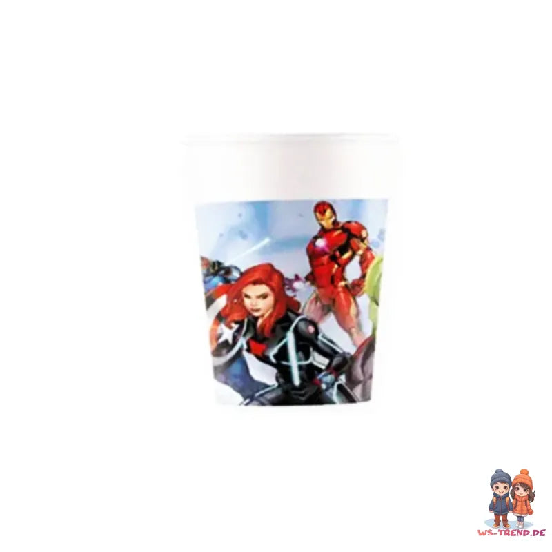Marvel Avengers Partyset Deko Set 36tlg. - WS-Trend.de Geburtstag 36tlg.Geschirr Kindergeburtstag