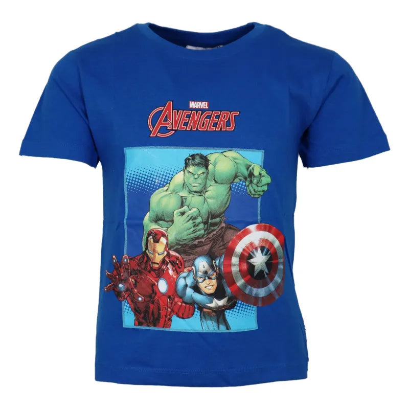Marvel Avengers Kinder Jungen T Shirt kurzarm WS Trend.de 98 bis 128 Baumwolle