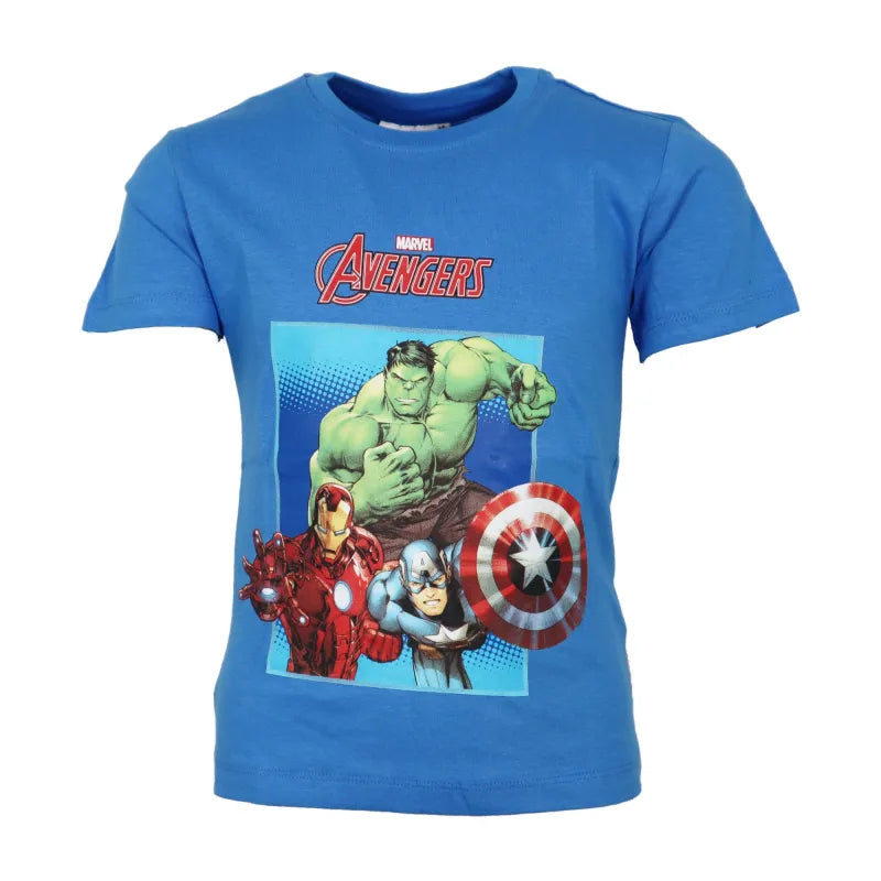 Marvel Avengers Kinder Jungen T Shirt kurzarm WS Trend.de 98 bis 128 Baumwolle